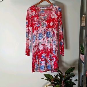 Auguste floral long sleeve dress
